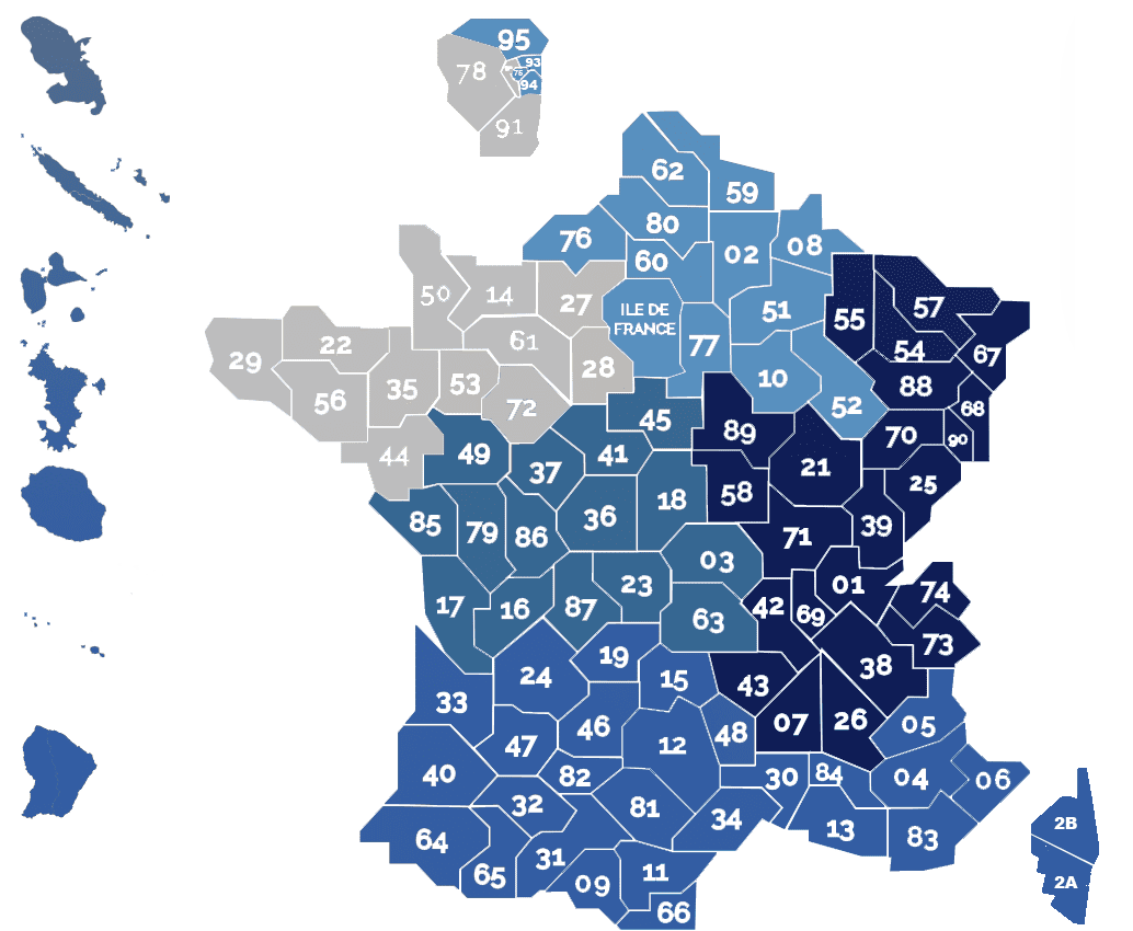 Nos commerciaux implantés chez vous / Our sales representatives in France with you